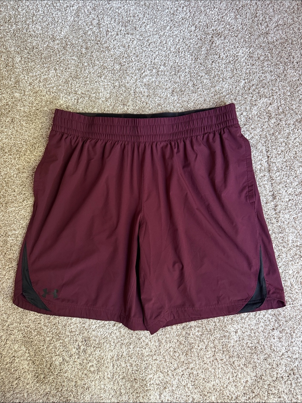 UNDER ARMOUR Burgundy Athletic Shorts